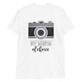 My Weapon Of Choice (Camera) - T-Shirt