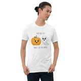 You're Boo-tiful! Awww, I Love You Pumpkin (Ghost and Pumpkin) - T-Shirt
