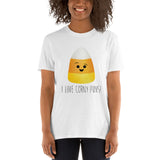 I Love Corny Puns (Candy Corn) - T-Shirt