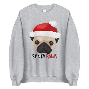 Santa Paws (Pug) - Sweatshirt