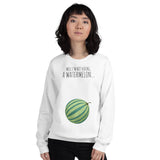 Well I'm Not Hiding A Watermelon (Pregnancy Announcement) - Sweatshirt
