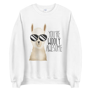 You're Wooly Awesome (Llama) - Sweatshirt