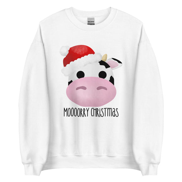 Moooorry Christmas (Cow) - Sweatshirt