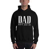 Dad Est. (Personalized Year) - Custom Text Hoodie