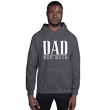 Dad Est. (Personalized Year) - Custom Text Hoodie