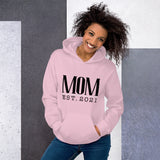 Mom Est. (Personalized Year) - Custom Text Hoodie