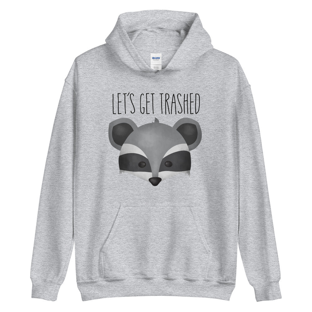 HYKE - HYKE RACCOON SWEATER add Funny Raccoon Hoodie, Racoons Howling at the Moon, Trash