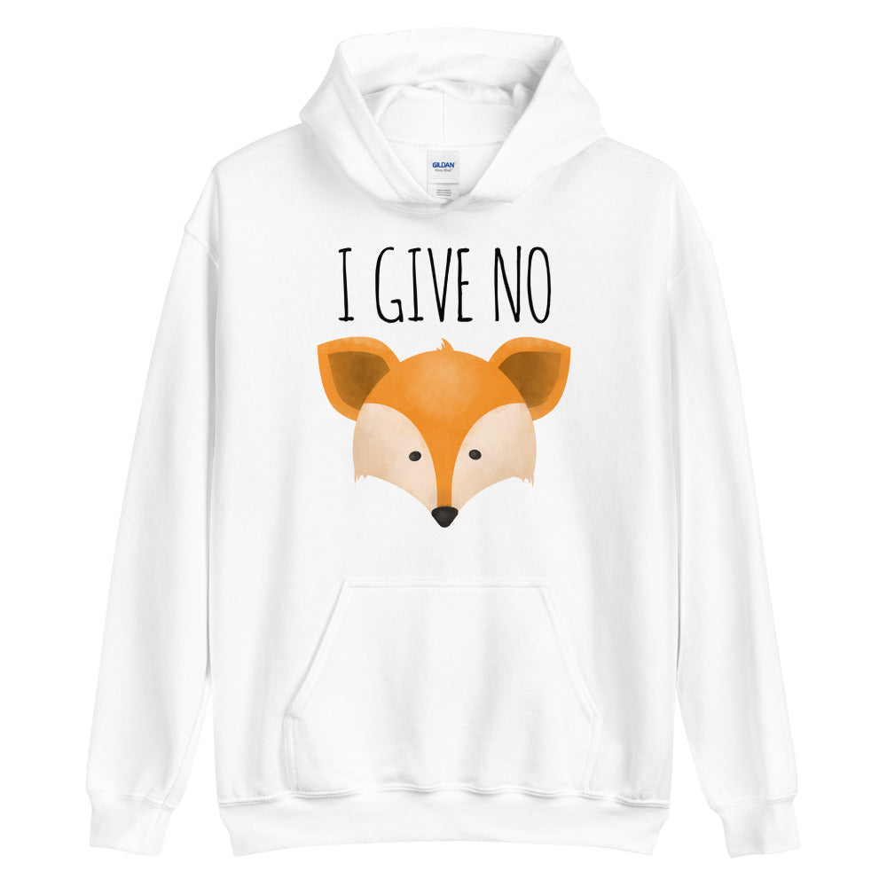 I Give No Fox Hoodie A Little Leafy