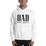 Dad Est. (Personalized Year) - Custom Text Hoodie