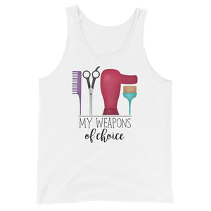 My Weapons Of Choice (Hair Stylist) - Tank Top