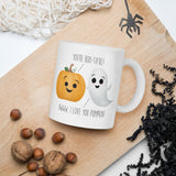 You're Boo-tiful! Awww, I Love You Pumpkin (Ghost and Pumpkin) - Mug