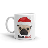 Santa Paws (Pug) - Mug