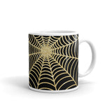 Spider Webs (Faux Glitter) - Mug