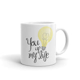 You Light Up My Life (Light Bulb) - Mug