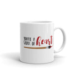 You're A Work Of Heart (Paintbrush) - Mug
