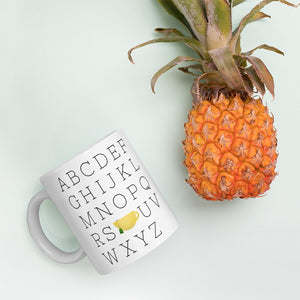 Alphabet Tea - Mug