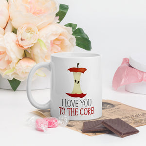I Love You To The Core (Apple) - Mug