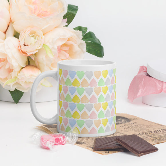Heart Candy Pattern - Mug