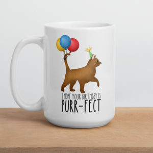 I Hope Your Birthday Is Purr-fect (Cat) - Mug