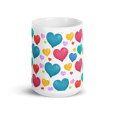 Hearts Pattern - Mug