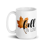 Fall In Love (Autumn Leaf) - Mug