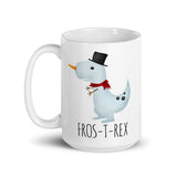 Fros-t-rex (Dinosaur Snowman) - Mug