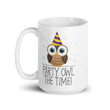 Party Owl The Time - Mug