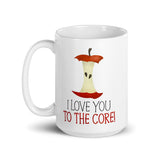 I Love You To The Core (Apple) - Mug