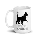 You're The Inspurration (Cat) - Mug
