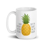 I May Be Spiky On The Outside But I'm Sweet On The Inside (Pineapple) - Mug