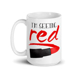 I'm Seeing Red (Lipstick) - Mug