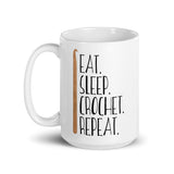 Eat Sleep Crochet Repeat - Mug