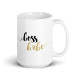 Boss Babe (Faux Glitter) - Mug
