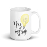 You Light Up My Life (Light Bulb) - Mug