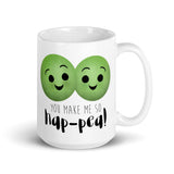 You Make Me So Hap-pea - Mug