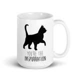 You're The Inspurration (Cat) - Mug