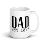 Dad Est. (Personalized Year) - Custom Text Mug