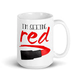 I'm Seeing Red (Lipstick) - Mug