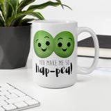 You Make Me So Hap-pea - Mug