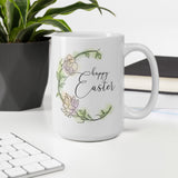 Happy Easter (Floral) - Mug