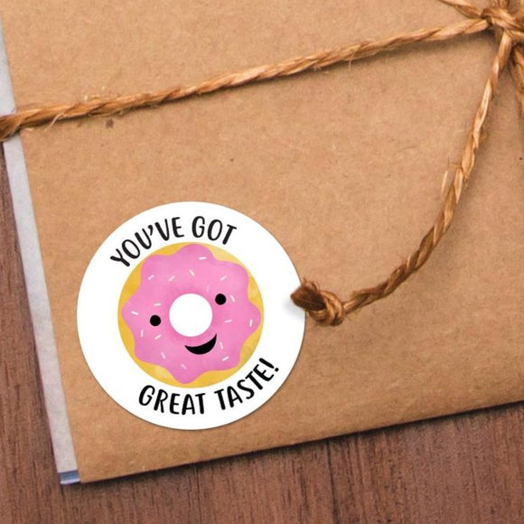 You've Got Great Taste (Donut) - Stickers