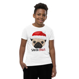 Santa Paws (Pug) - Kids Tee